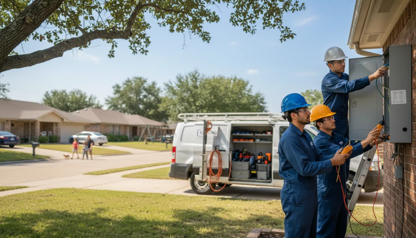 Certified electrician providing emergency electrical services in Logan, KS